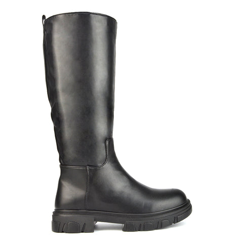 GREEN | XY London | green boots,green knee high outfits,green long boots,green flat boots,green shoes