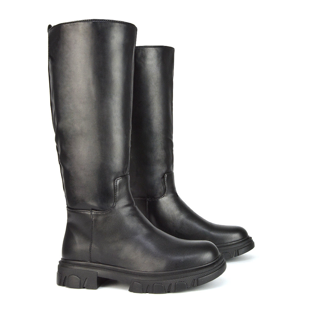 GREEN | XY London | green boots,green knee high outfits,green long boots,green flat boots,green shoes