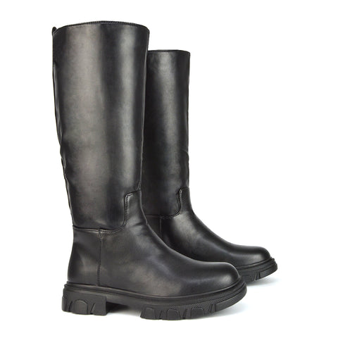 GREEN | XY London | green boots,green knee high outfits,green long boots,green flat boots,green shoes
