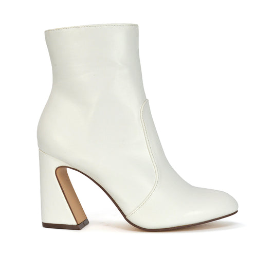 white | XY London | White Boots,White Ankle Boots,White Heeled Boots