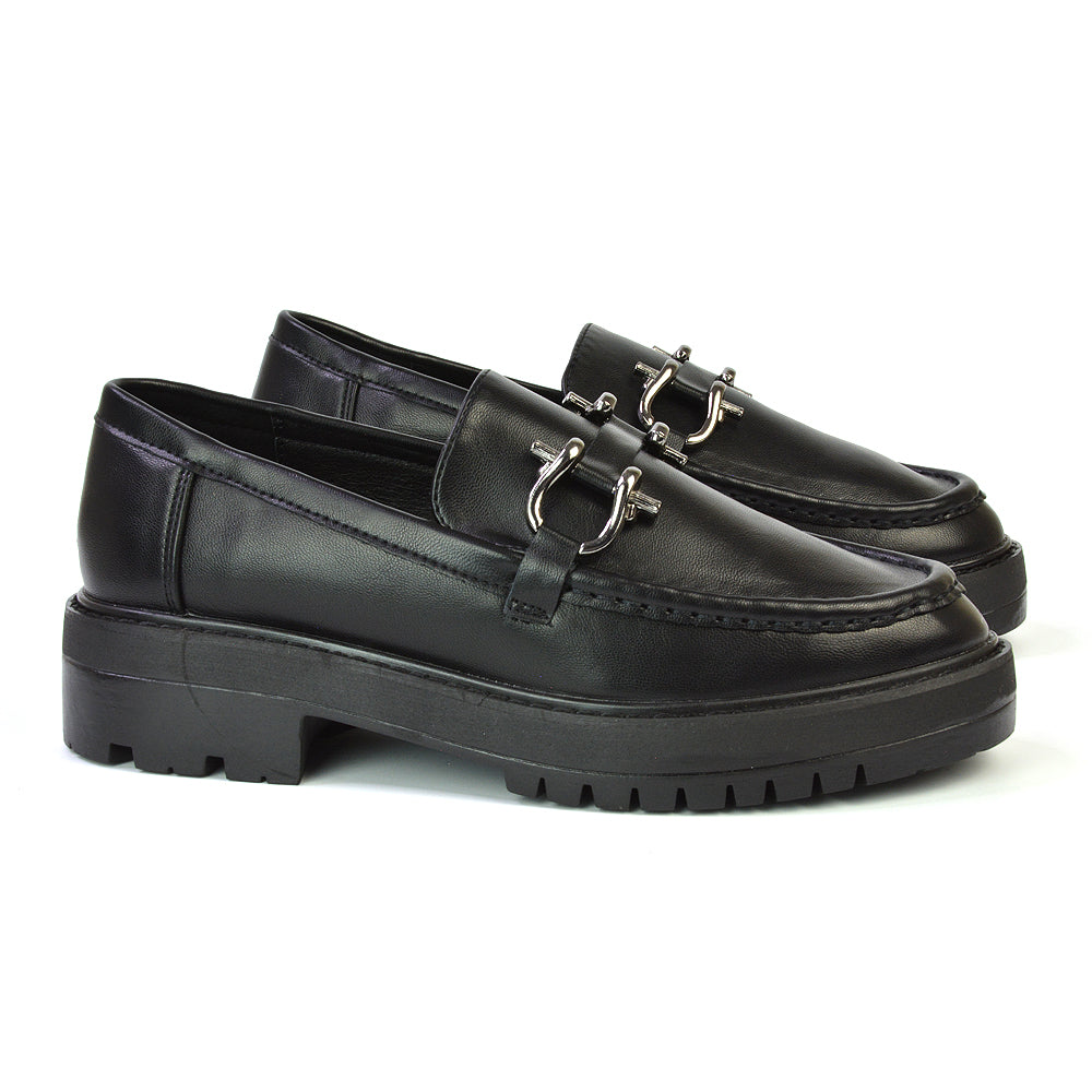 Black Synthetic Leather UK 8 | EU 41 | US 10 | XY London