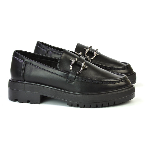 Black Synthetic Leather UK 8 | EU 41 | US 10 | XY London