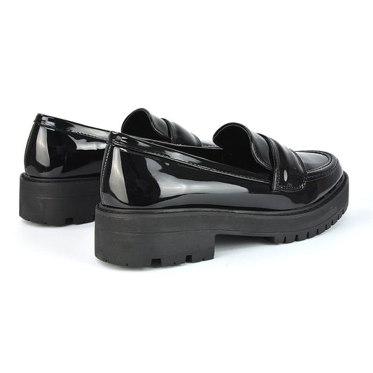 black patent | XY London | Loafers,Chunky Loafers,School Shoes,Work Shoes,Smart Shoes