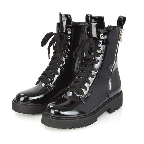 Black Patent UK 8 | EU 41 | US 10 | XY London