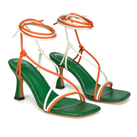 multi | XY London | Ladies Stiletto Heels,Womens Multi Synthetic Leather Sandals,Womens High Heel Sandals