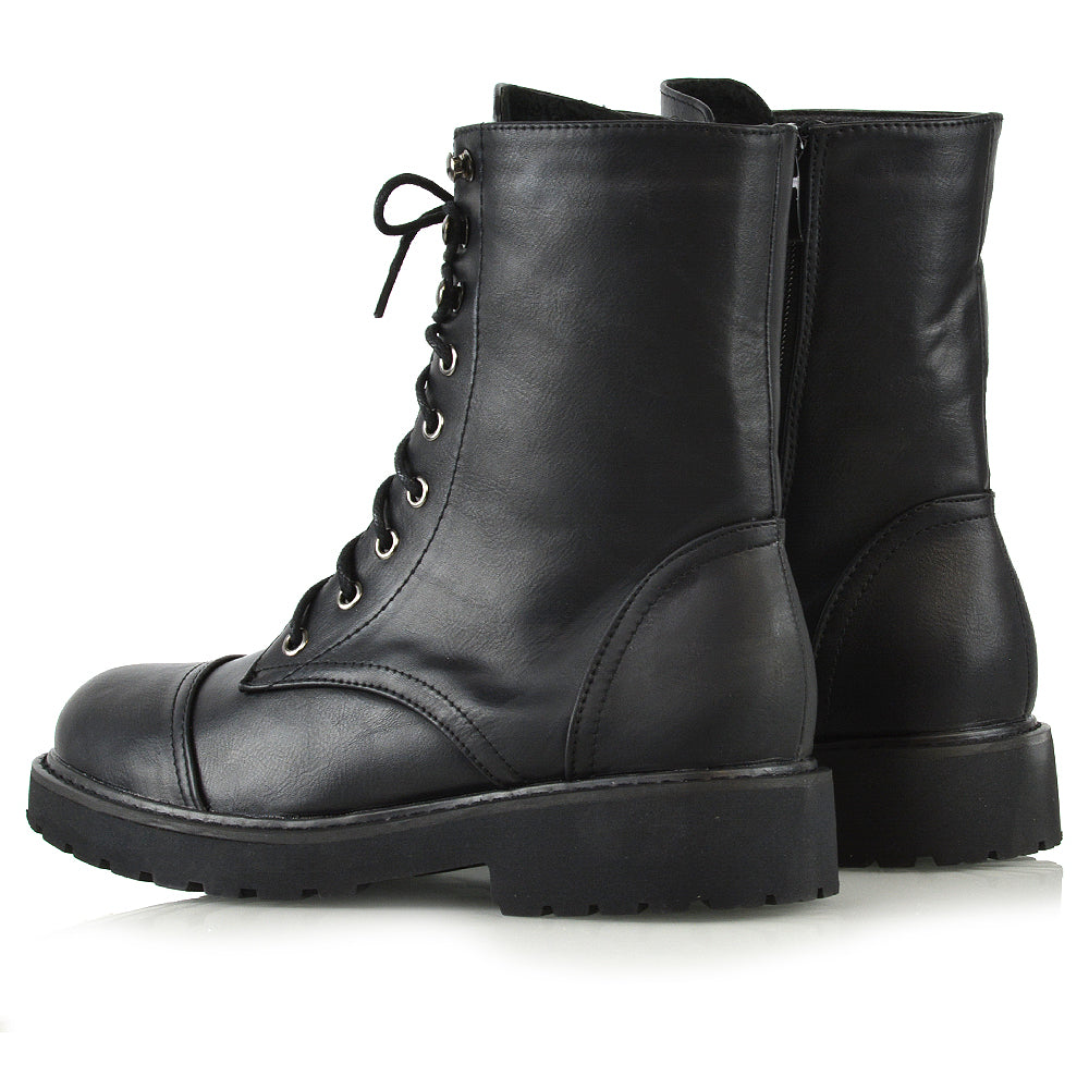 Black Synthetic Leather UK 5 | EU 38 | US 7 | XY London