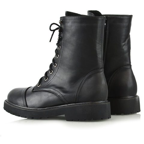 Black Synthetic Leather UK 3 | EU 36 | US 5 | XY London