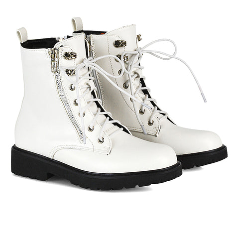 black croc | XY London | black croc boots,biker boots,lace up ankle boots,womens boots online,zip up boots