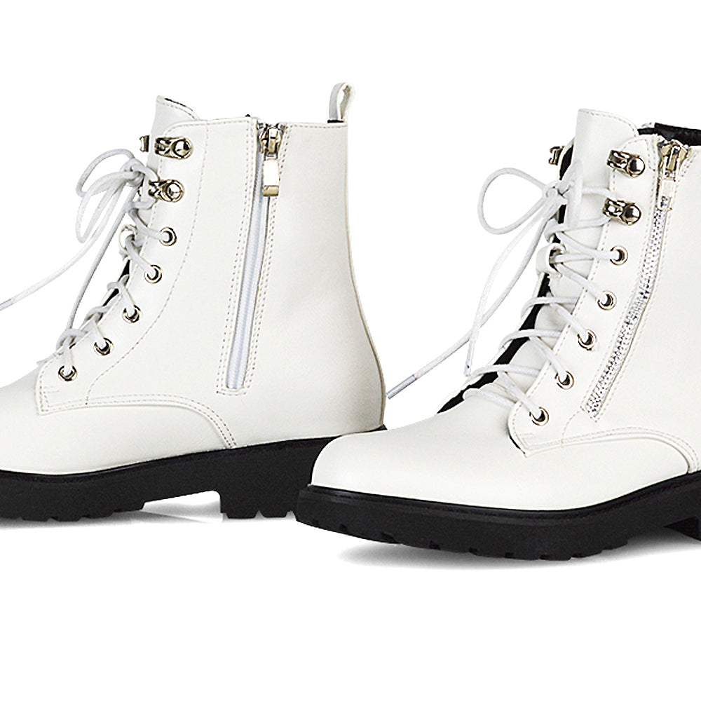 black croc | XY London | black croc boots,biker boots,lace up ankle boots,womens boots online,zip up boots