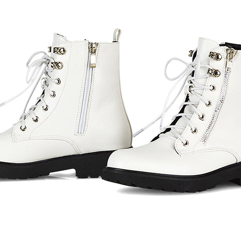 black croc | XY London | black croc boots,biker boots,lace up ankle boots,womens boots online,zip up boots