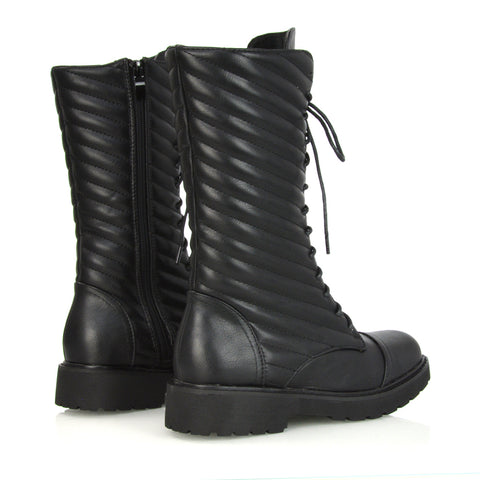 Black Synthetic Leather UK 7 | EU 40 | US 9 | XY London