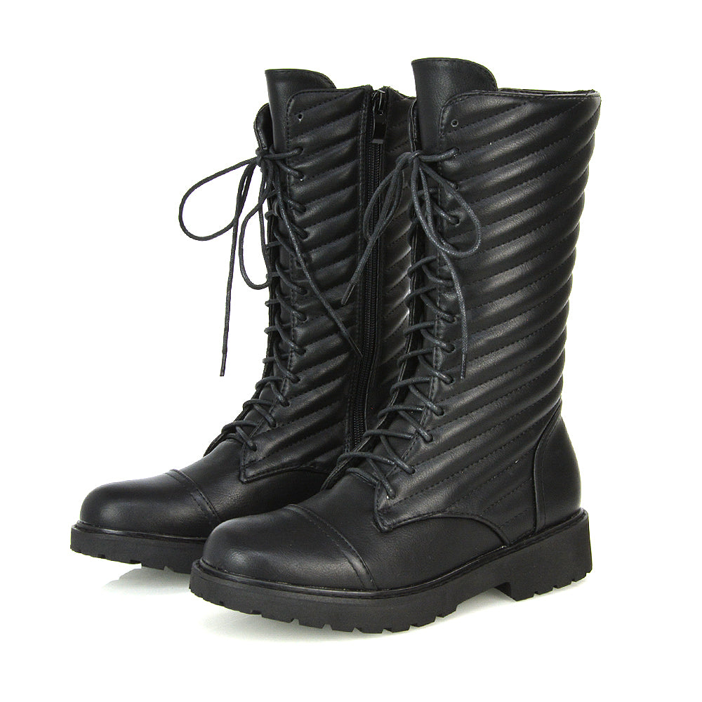 Black Synthetic Leather UK 7 | EU 40 | US 9 | XY London