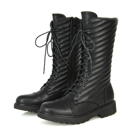 Black Synthetic Leather UK 7 | EU 40 | US 9 | XY London
