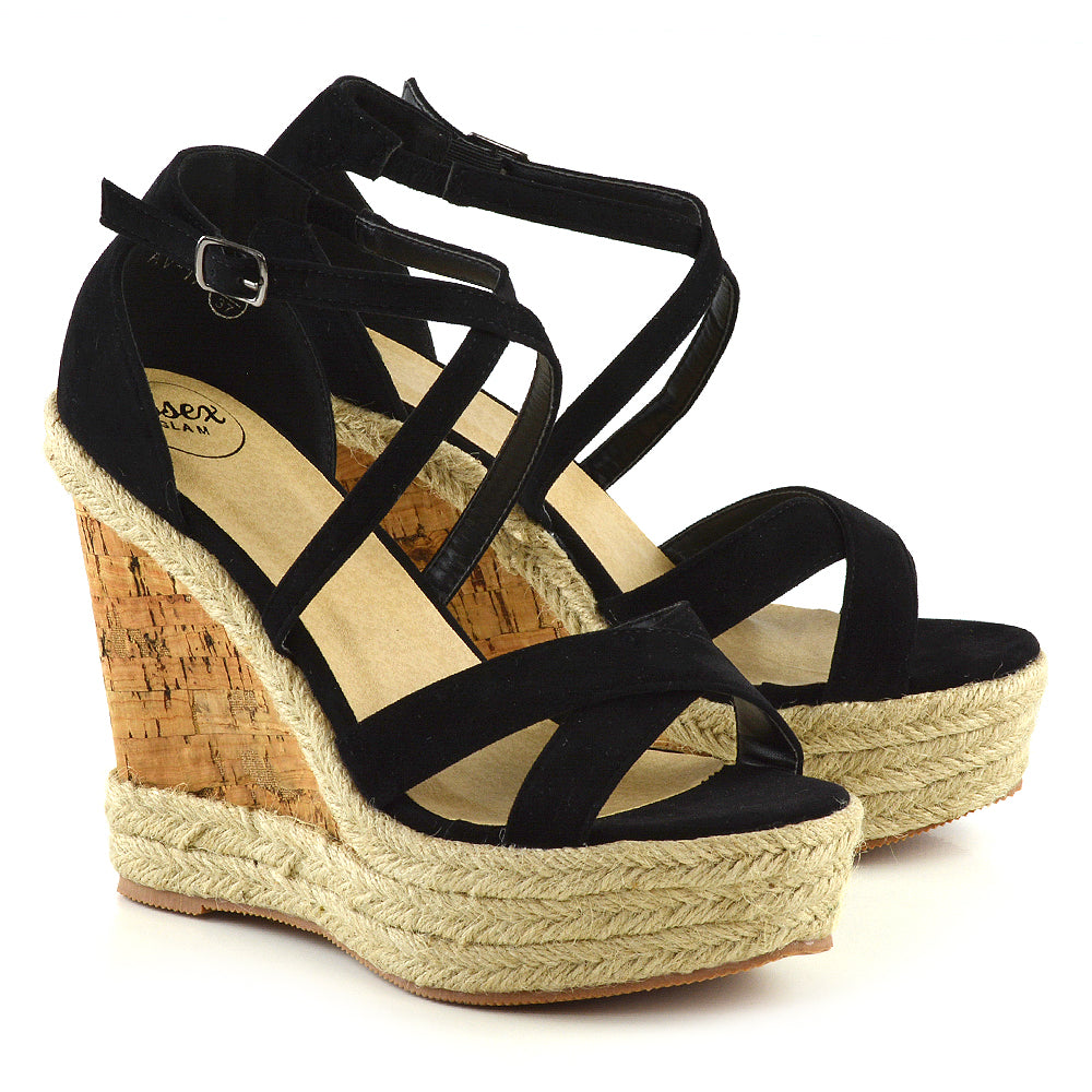 Black Synthetic Leather UK 4 | EU 37 | US 6 | XY London