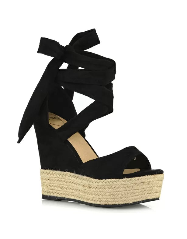 Black Faux Suede UK 3 | EU 36 | US 5 | XY London