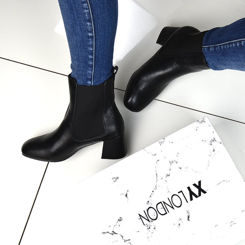 Burgundy | XY London | mid heel boots,ladies boots online,burgundy square toe boots,burgundy ankle boots,burgundy heeled boots