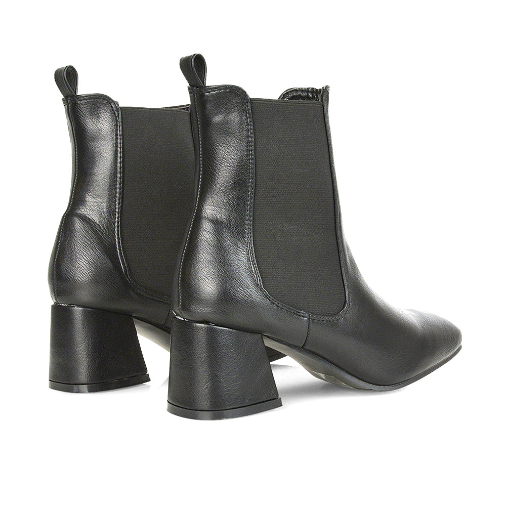 Black Synthetic Leather UK 4 | EU 37 | US 6 | XY London