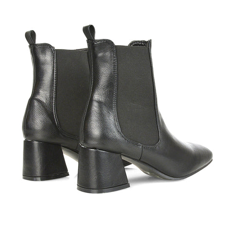 Black Synthetic Leather UK 3 | EU 36 | US 5 | XY London