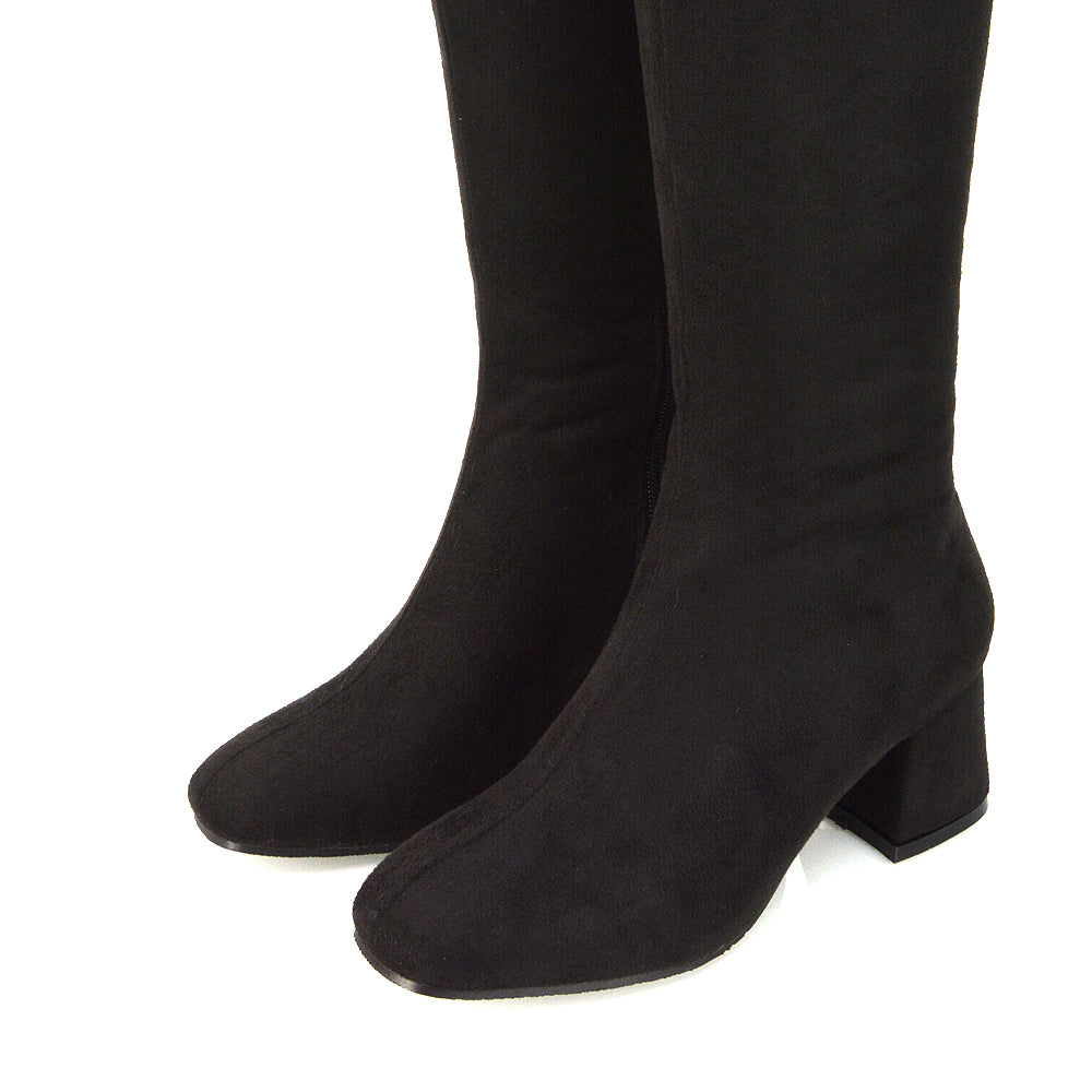 Black Faux Suede UK 8 | EU 41 | US 10 | XY London