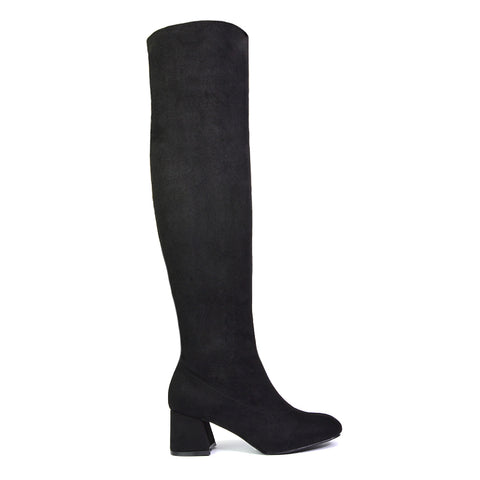 Black Faux Suede UK 7 | EU 40 | US 9 | XY London