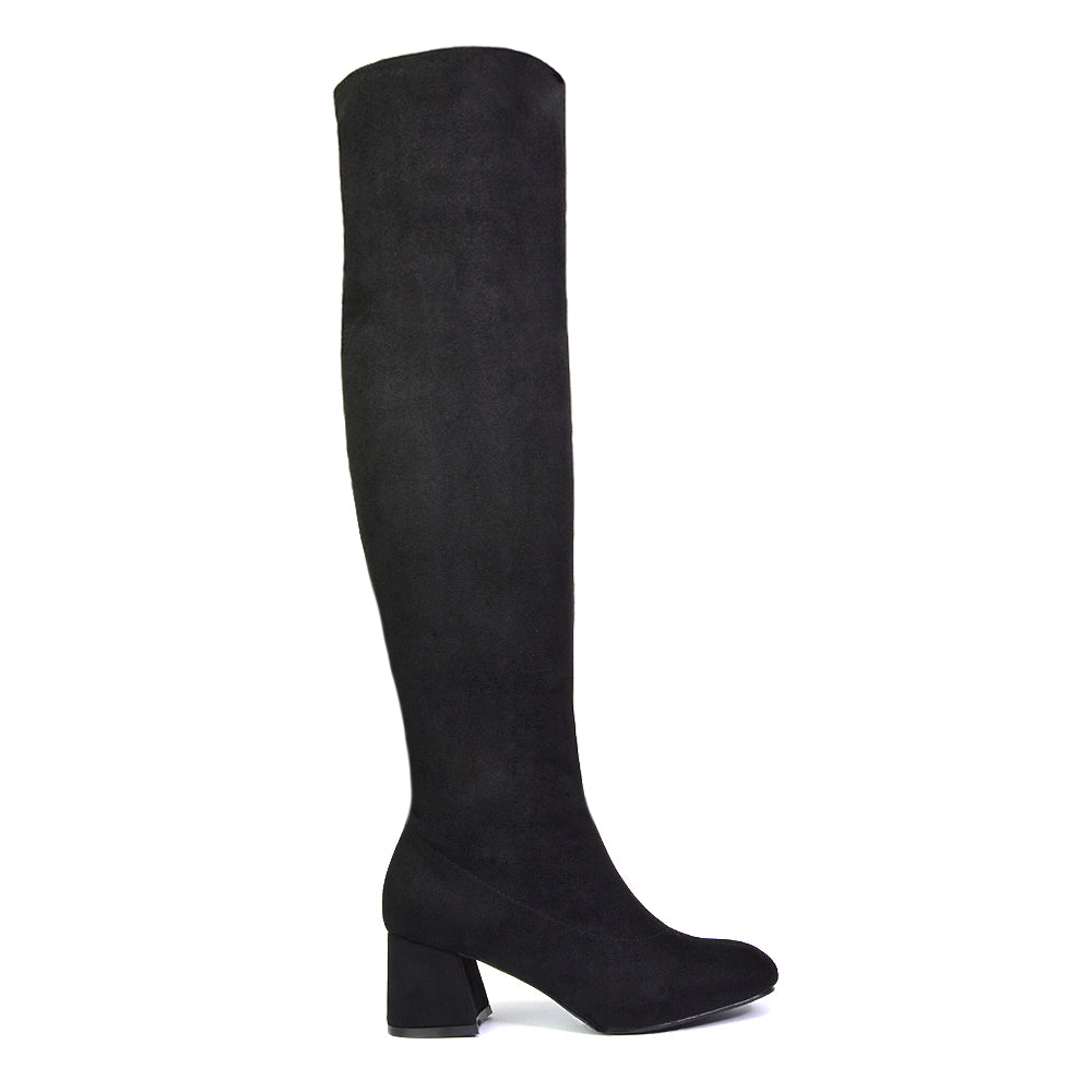Black Faux Suede UK 8 | EU 41 | US 10 | XY London
