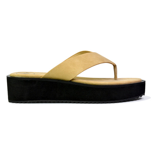 Black Synthetic Leather| XY London | Black Sliders,Black Flatforms,Black Toe Post Sandals,Black Platform Sandals