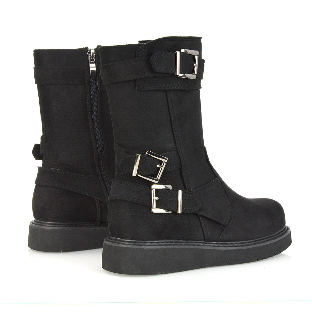 Black Faux Suede UK 3 | EU 36 | US 5 | XY London