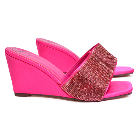 Pink| XY London | pink wedges,pink wedge sandals,pink wedge heels,pink sandal wedge heels,pink sandals