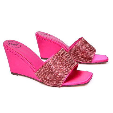 Black | XY London | black sandal wedge heels,black wedge heels,black wedge sandals,black wedges,black sandals