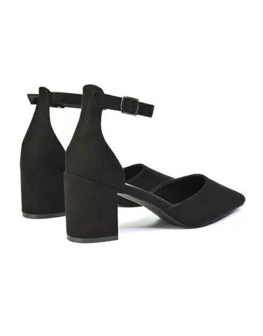 Black| XY London | black heels,black mid heels,black court shoes,black block heels,black mid block heels
