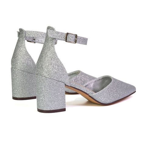 White| XY London | white heels,white mid heels,white court shoes,white mid block heels,white block heels