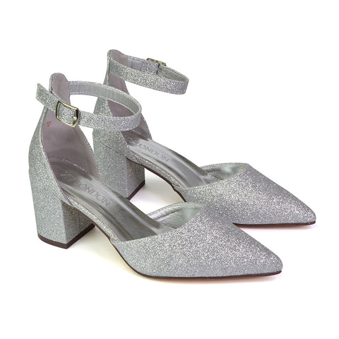 White| XY London | white heels,white mid heels,white court shoes,white mid block heels,white block heels