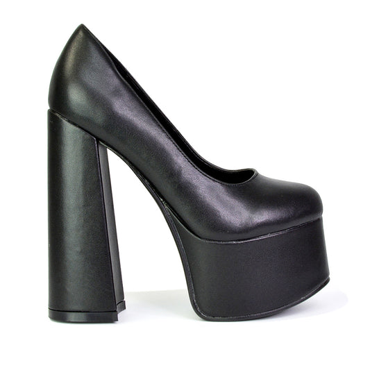 | XY London | black heels,black high heels,black block heels,black platform heels