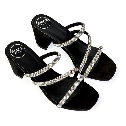  | XY London | black heels,black high heels,black mules,black mule heels,black block heels