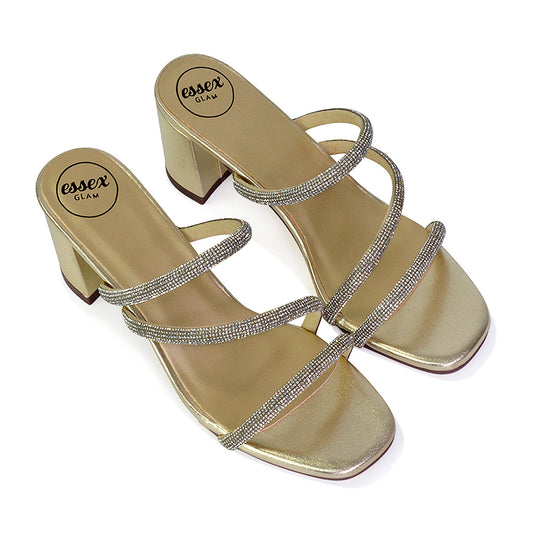  | XY London | gold heels,gold high heels,gold mules,gold mule heels,gold block heels
