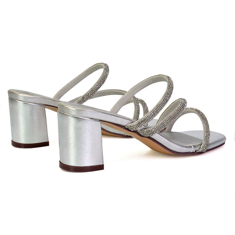 | XY London | silver heels,silver high heels,silver mules,silver mule heels,silver block heels