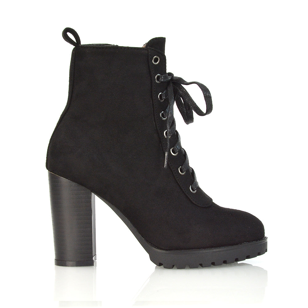 Black Faux Suede UK 3 | EU 36 | US 5 | XY London
