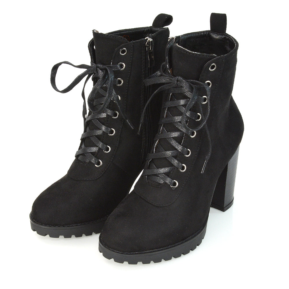 Black Faux Suede UK 3 | EU 36 | US 5 | XY London