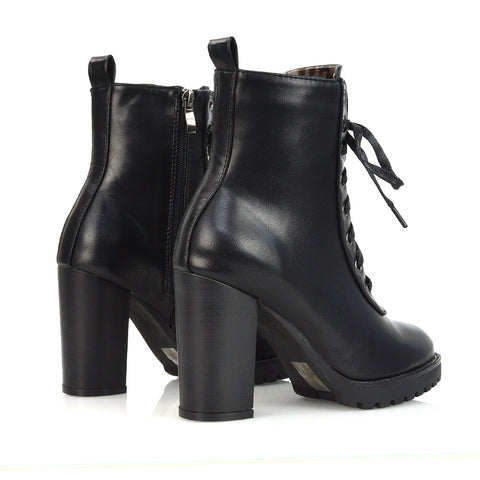 Black Synthetic Leather UK 5 | EU 38 | US 7 | XY London