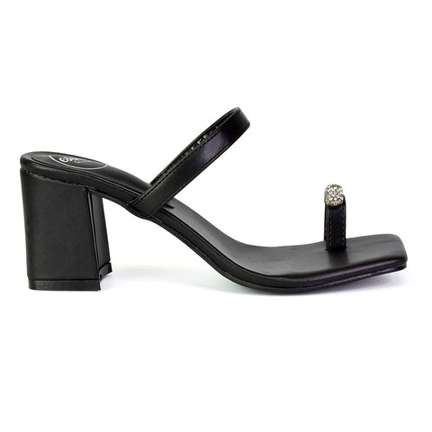  | XY London | black heels,black high heels,black mules,black mule heels,black block heels