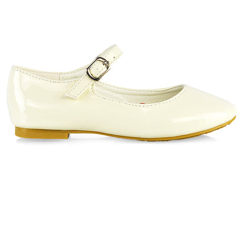 Ivory | XY London | girls ivory ballerina shoes,kids ivory pumps