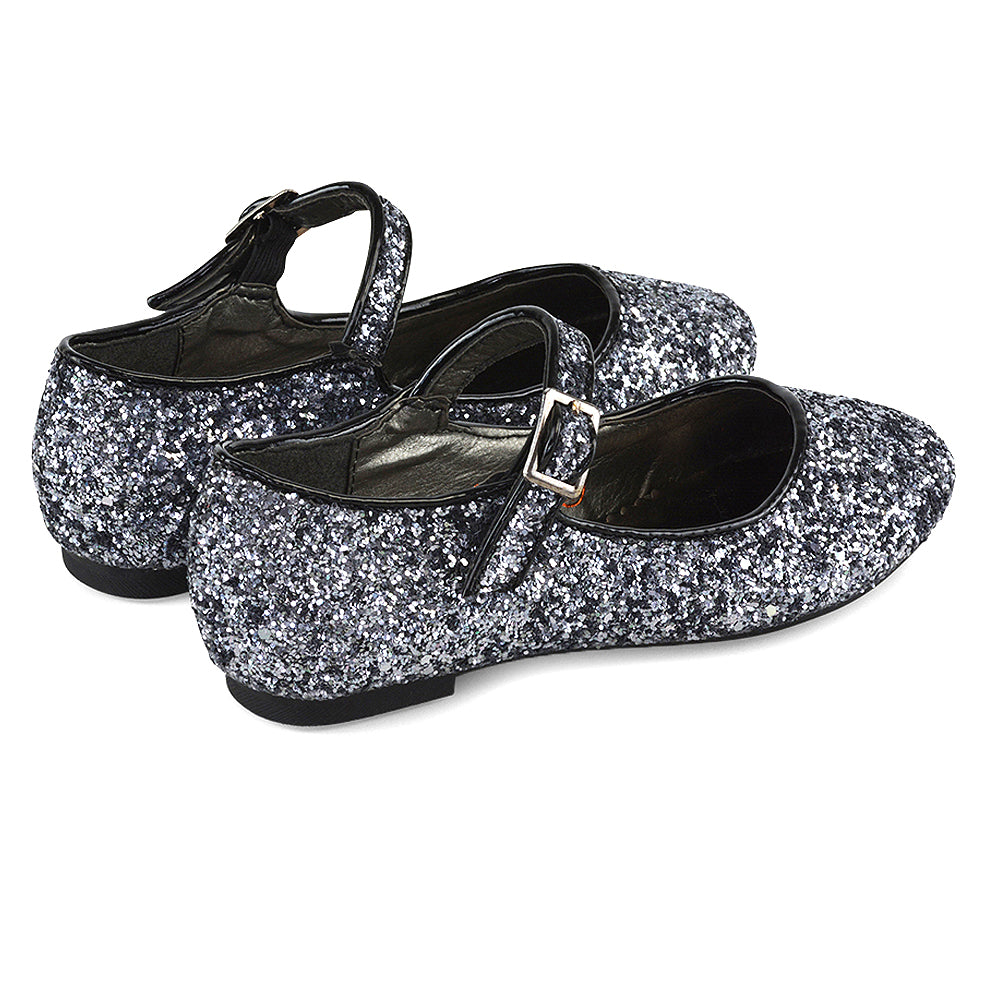 Rose Gold  | XY London | girls ballerina shoes ,rose gold strap pumps,kids rose gold glitter shoes,rose gold pumps
