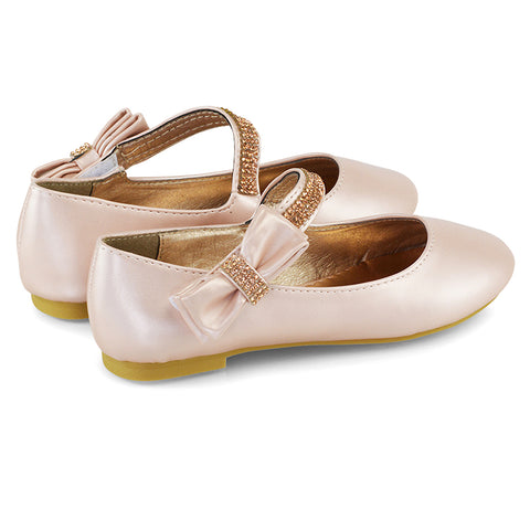  | XY London | diamante strap pumps,white girls ballerina pumps,kids bridal shoes,white pumps