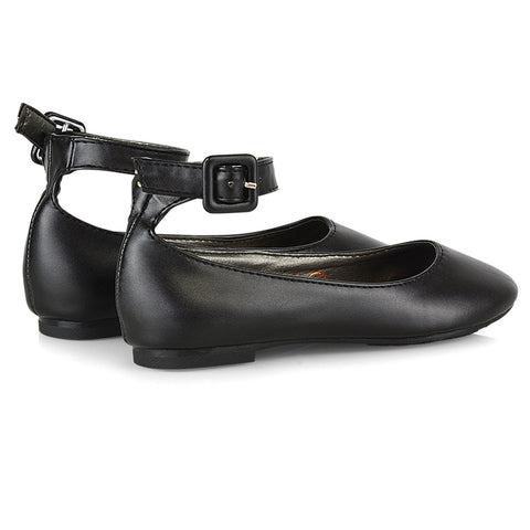 Black Synthetic Leather UK 2 | EU 35 | US 3 | XY London