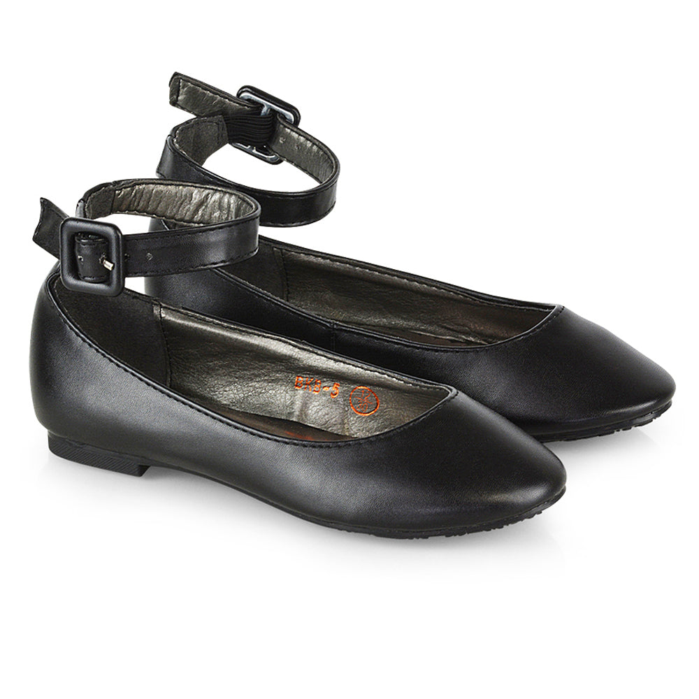 Black Synthetic Leather UK 13 | EU 32 | US 1 | XY London