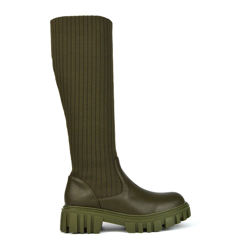 Khaki UK 5 | EU 38 | US 7 | XY London