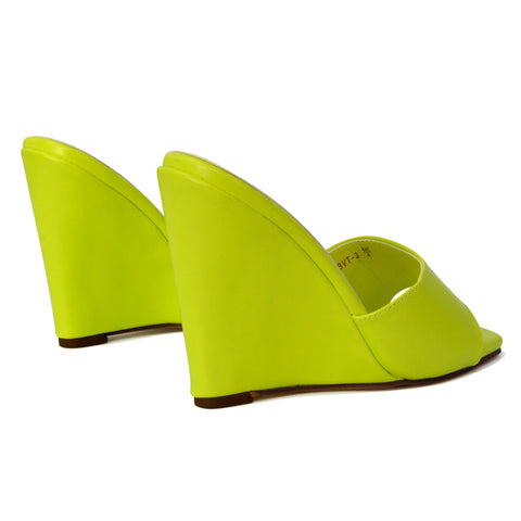 | XY London | green wedges,green wedge sandals,green wedge heels,green wedge heel sandals,green wedges for women