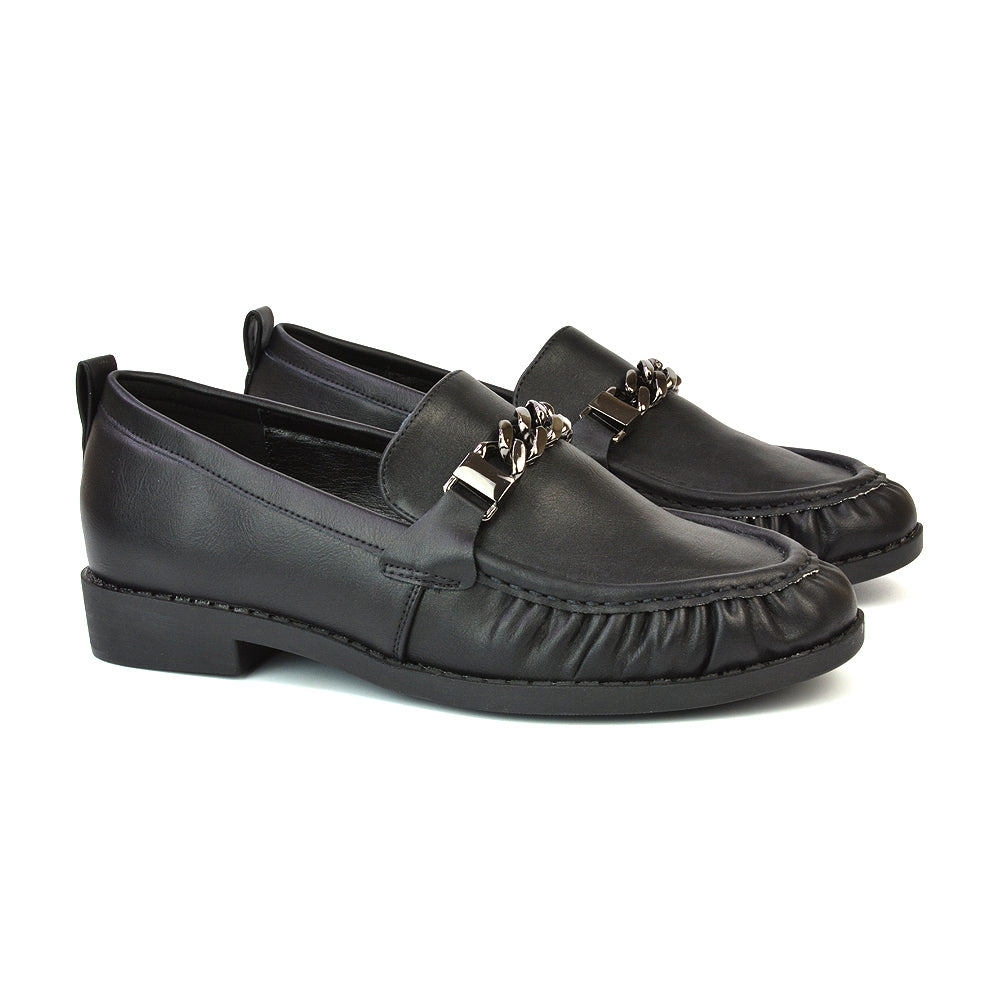 Black Synthetic Leather UK 6 | EU 39 | US 8 | XY London
