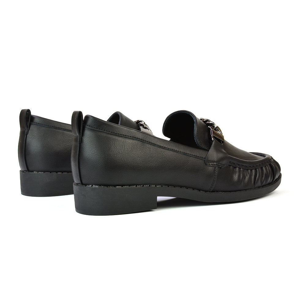 Black Synthetic Leather UK 5 | EU 38 | US 7 | XY London