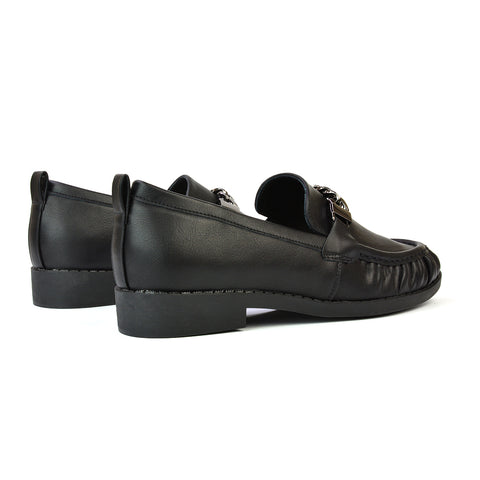 Black Synthetic Leather UK 5 | EU 38 | US 7 | XY London